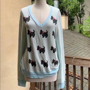 Wildfox Scottie Dog Jumper Sweater